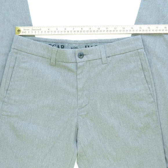 Haggar Mens Pants Luxury Comfort Premium Stretch Slim Fit Dress Pants - Picture 6 of 7